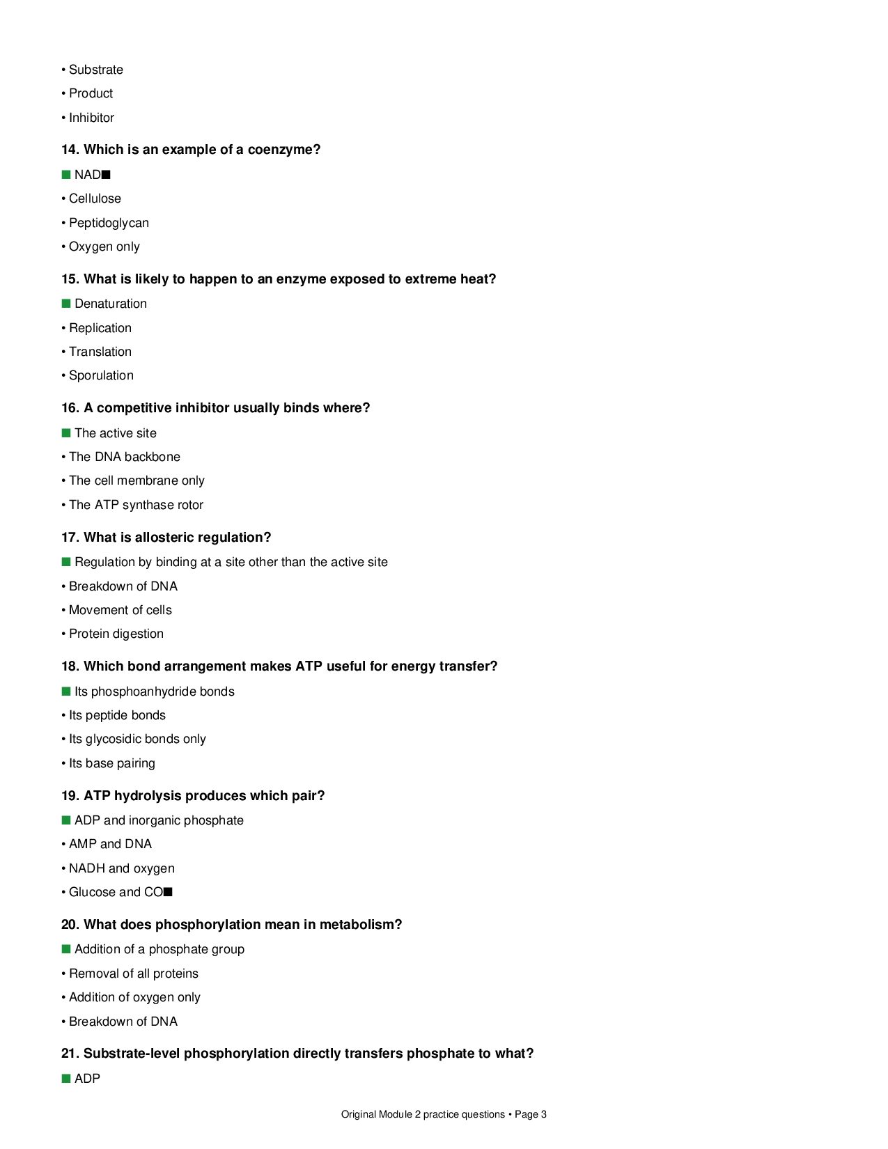 BIOD171 BIOL271 Module 2 250 Question Review — page 3 of 34
