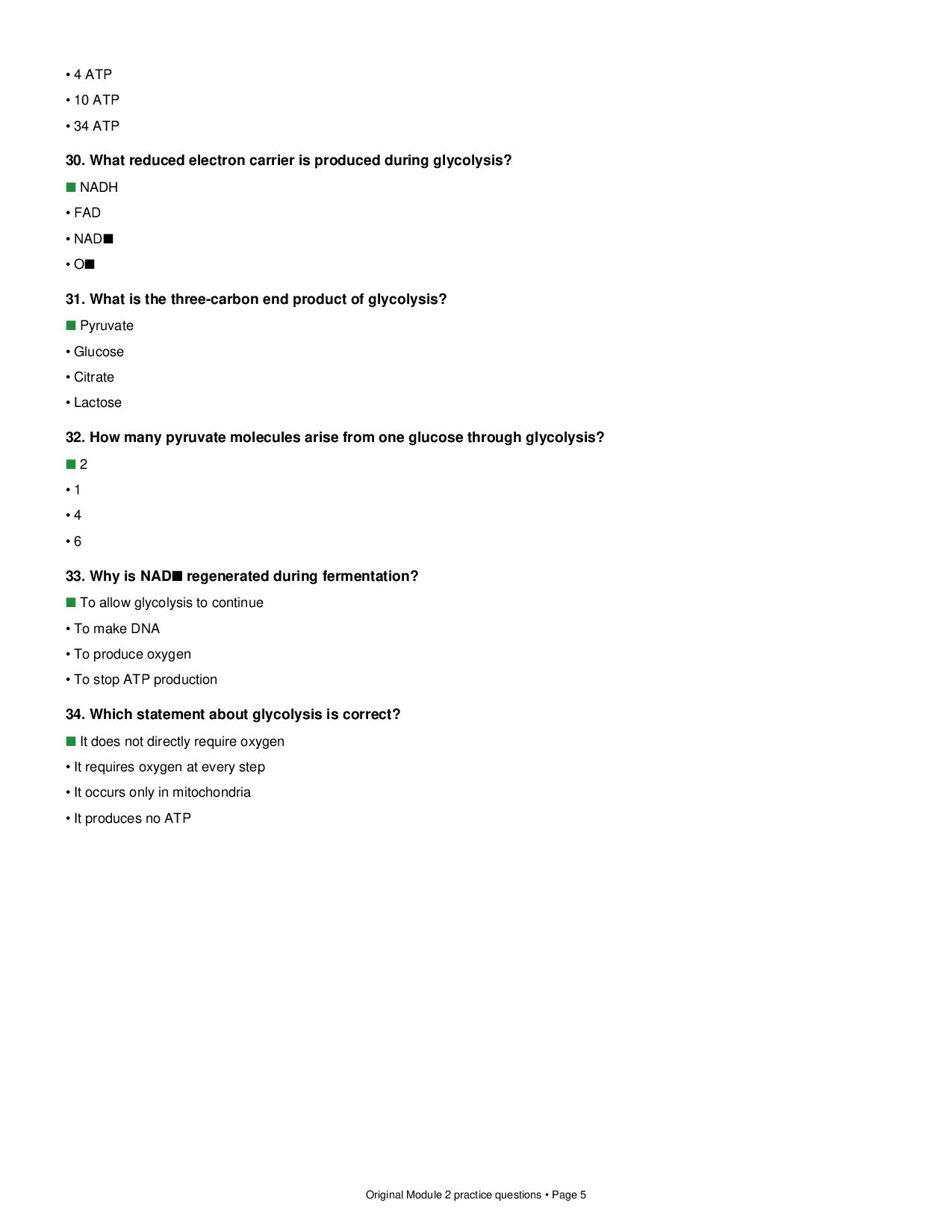 BIOD171 BIOL271 Module 2 250 Question Review — page 5 of 34